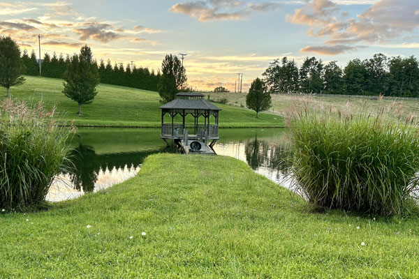Pond and Gazebo