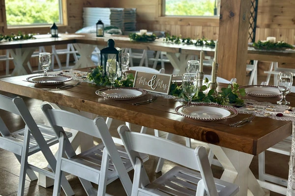 Table Decorations at Windsor Place Wedding & Event Venue